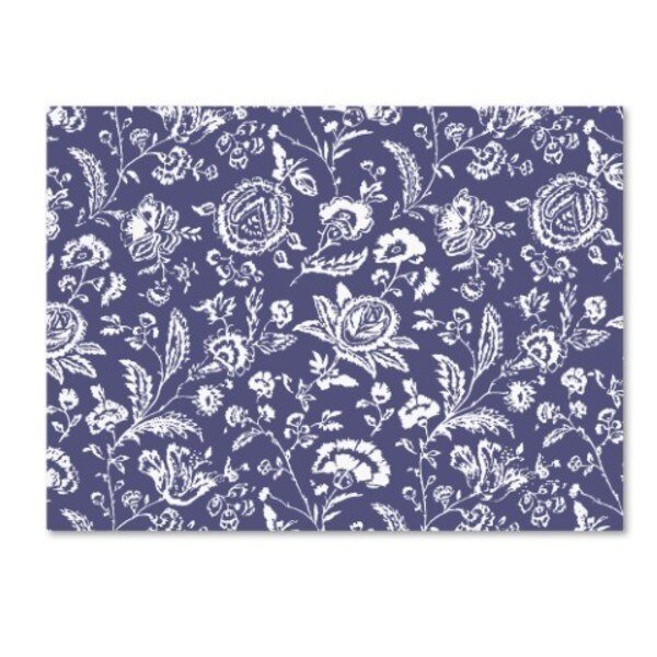 Color Bakery 'Toile Fabrics X' Canvas Art, 14x19, Trademark Fine Art, Mfr#: ALI4448-C1419GG